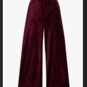 PAIGE Rich Burgundy Wide-Leg Pants NWOT never worn